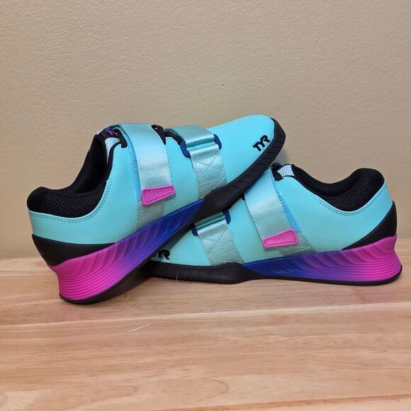 TYR L-1 Lifter Weightlifting Shoes Mint Pink Purple Women's Size 7.5 - Picture 4 of 7